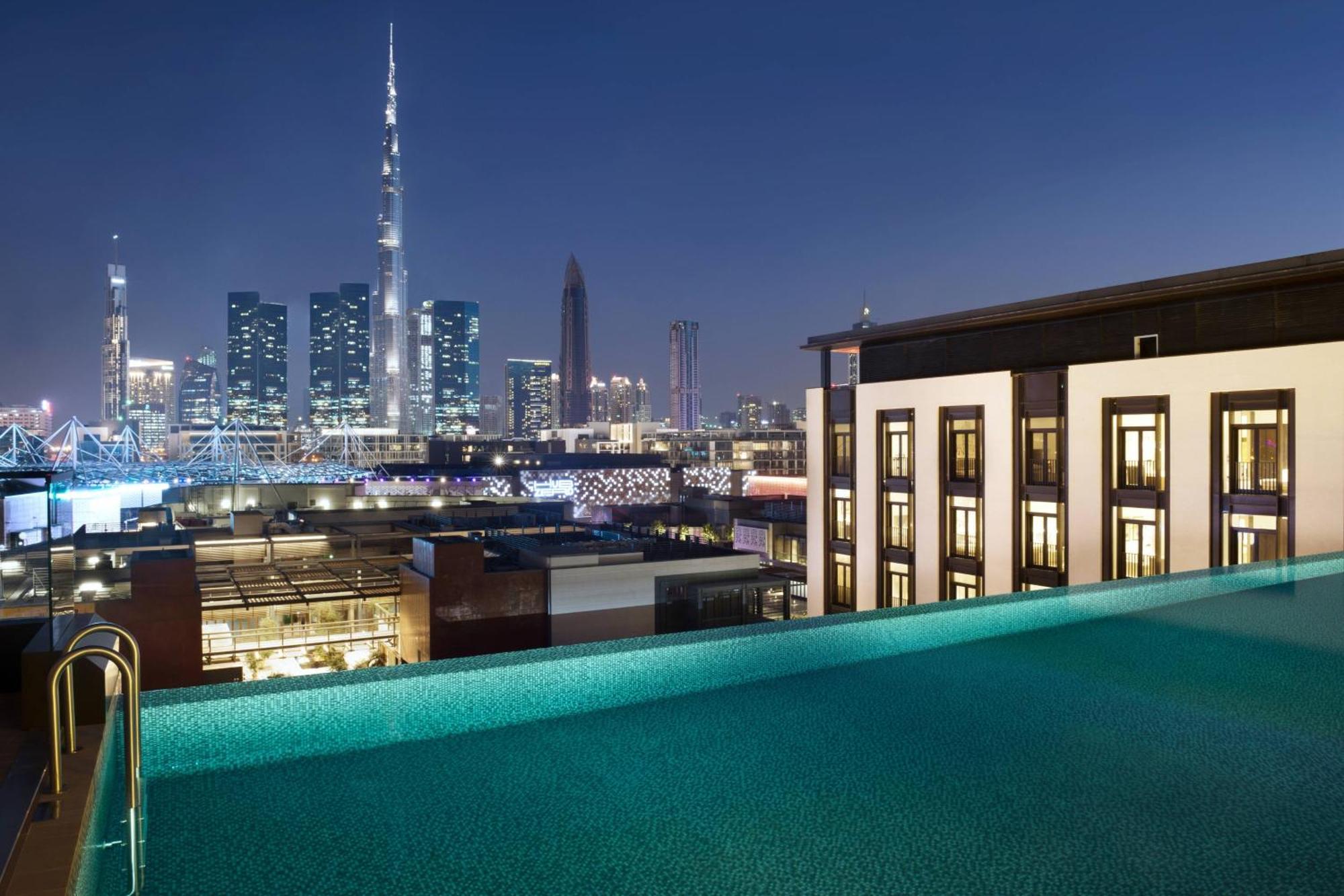 La Ville Hotel & Suites City Walk Dubai, Autograph Collection Eksteriør bilde View from the rooftop